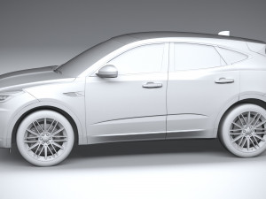 Jaguar E-pace R-dynamic 2021 3D Model