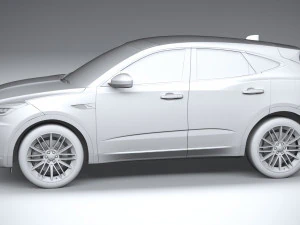 Jaguar E-pace R-dynamic 2021 3D Model