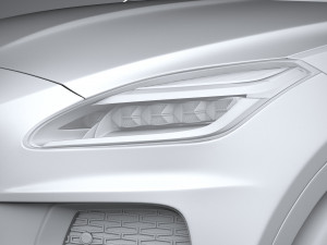 Jaguar E-pace R-dynamic 2021 3D Model