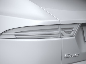 Jaguar E-pace R-dynamic 2021 3D Model
