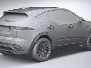 Jaguar E-pace R-dynamic 2021 3D Model