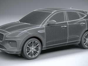 Jaguar E-pace R-dynamic 2021 3D Model