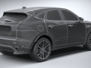 Jaguar E-pace R-dynamic 2021 3D Model