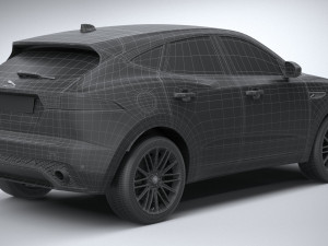 Jaguar E-pace R-dynamic 2021 3D Model