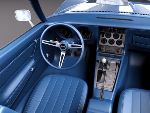 Chevrolet Corvette C3 1969 Convertible Modelo 3D