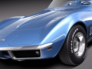 Chevrolet Corvette C3 1969 Convertible Modelo 3D