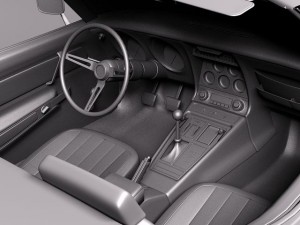 Chevrolet Corvette C3 1969 Convertible Modelo 3D
