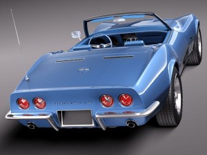 Chevrolet Corvette C3 1969 Convertible Modelo 3D