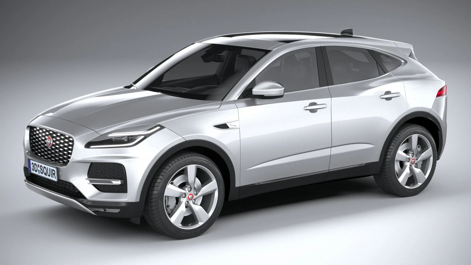 Jaguar E-pace Regular 2021 3D Model .c4d .max .obj .3ds .fbx .stl .blend 