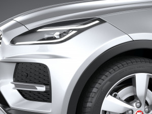 Jaguar E-pace Regular 2021 3D Модель