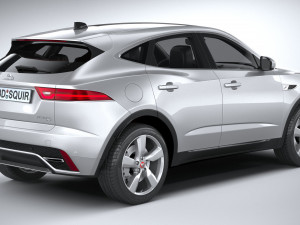 Jaguar E-pace Regular 2021 3D Модель