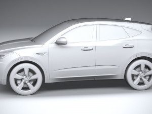 Jaguar E-pace Regular 2021 3D Модель