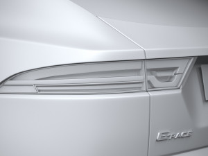Jaguar E-pace Regular 2021 3D Модель