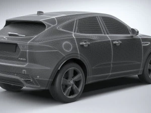 Jaguar E-pace Regular 2021 3D Model