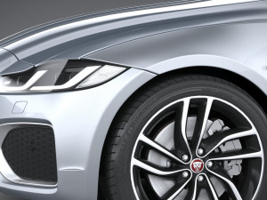 Jaguar XF Wagon 2021 3D Model