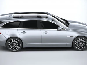Jaguar XF Wagon 2021 3D Model