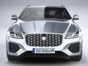 Jaguar XF Wagon 2021 3D Model