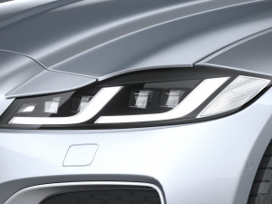 Jaguar XF Wagon 2021 3D Model