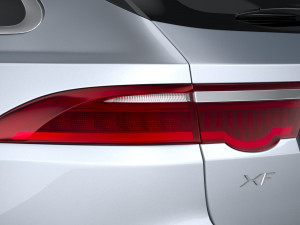 Jaguar XF Wagon 2021 3D Model