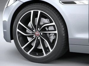 Jaguar XF Wagon 2021 3D Model