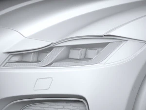 Jaguar XF Wagon 2021 3D Model