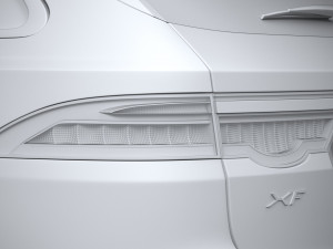 Jaguar XF Wagon 2021 3D Model
