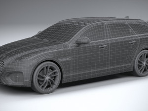 Jaguar XF Wagon 2021 3D Model