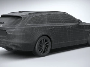 Jaguar XF Wagon 2021 3D Model