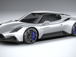 3d Maserati MC20 2021 lowpoly 3D Model
