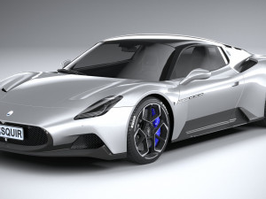 3d Maserati MC20 2021 lowpoly Model 3D