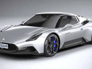 3d Maserati MC20 2021 lowpoly 3D Model