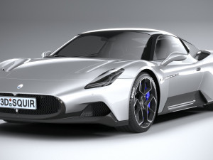 3d Maserati MC20 2021 lowpoly Model 3D