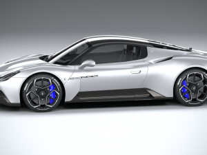 3d Maserati MC20 2021 lowpoly Model 3D