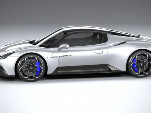 3d Maserati MC20 2021 lowpoly 3D Model