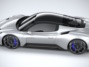 3d Maserati MC20 2021 lowpoly Model 3D