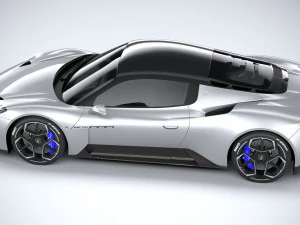 3d Maserati MC20 2021 lowpoly 3D Model