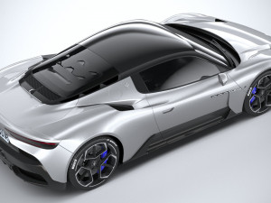 3d Maserati MC20 2021 lowpoly Model 3D