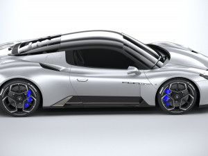 3d Maserati MC20 2021 lowpoly Model 3D