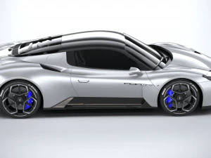 3d Maserati MC20 2021 lowpoly 3D Model