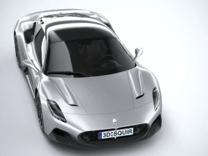 3d Maserati MC20 2021 lowpoly 3D Model