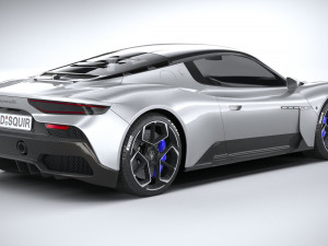 3d Maserati MC20 2021 lowpoly Model 3D