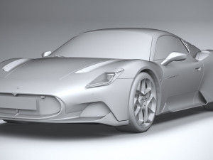 3d Maserati MC20 2021 lowpoly Model 3D