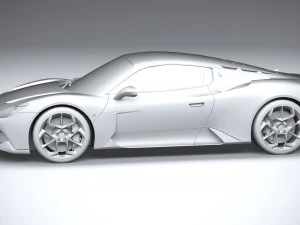 3d Maserati MC20 2021 lowpoly 3D Model