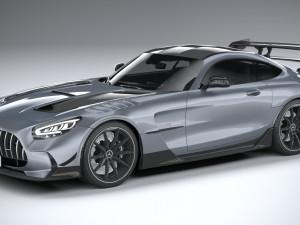 Mercedes-Benz AMG GT Black Series 2021 lowpoly 3D Model