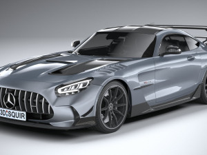 Mercedes-Benz AMG GT Black Series 2021 lowpoly 3D मॉडल