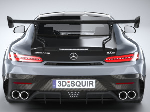 Mercedes-Benz AMG GT Black Series 2021 lowpoly 3D मॉडल
