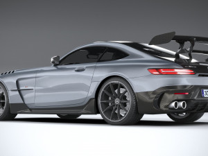 Mercedes-Benz AMG GT Black Series 2021 lowpoly 3D मॉडल