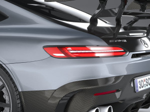 Mercedes-Benz AMG GT Black Series 2021 lowpoly 3D मॉडल
