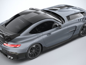 Mercedes-Benz AMG GT Black Series 2021 lowpoly 3D मॉडल