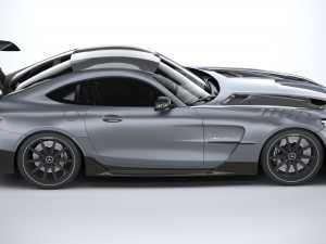 Mercedes-Benz AMG GT Black Series 2021 lowpoly 3D मॉडल